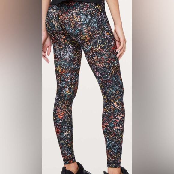 Lululemon Wunder Under Hi-Rise Tight 
Flowerescent Multi color size 2 - Picture 8 of 8